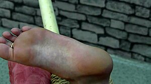 Barefoot Bondage Restraints And Ties In Detail