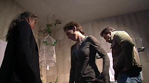 German chubby amateur in pov handjob scene