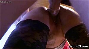 German Milf Boss Fucks Young Apprentice in Taboo Workplace Scene