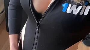 Tall wife pegs husband with strapon pov