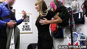 store employee punished for getting caught stealing in garage