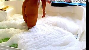 fun and sex in jacuzzi with monster cock jerk off instructions