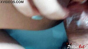 amateur brunette enjoys risky sex with curvy latina