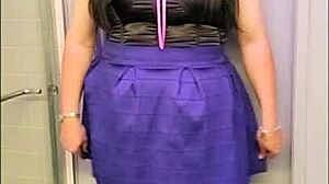 black mature brunette transsexual in amateurs scene