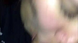 wow, that fat bbw mexican babe gives an amazing blowjob on that monster cock