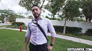 Straight Latino Converts to Gay Anal Doggystyle with Twink