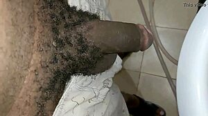 Arab man engages in urination fetish in provocative scene