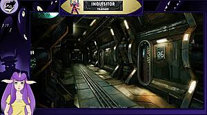 Watch the inquisitor squirt with dildo in part 20!