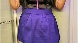 black mature brunette transsexual in amateurs scene