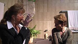 German chubby amateur in pov handjob scene