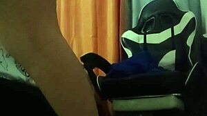 Alone with My Mature Latina Stepaunt at Home