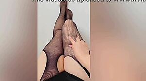 Sexy Legs Crave Strong Hands Touch For Luxury Orgasm