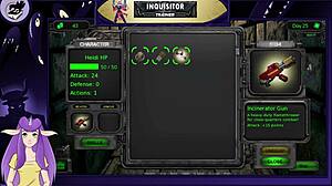 Watch the inquisitor squirt with dildo in part 20!