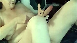 Vee Gets Off Hard In Naughty Boy Masturbation With Orgasm Sexy Milf Big Tits Natural Tits Granny Mature.