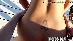 Olivia Austin in Country Riding Adventure with Drone