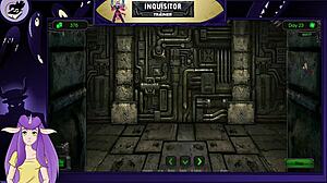 Watch the inquisitor squirt with dildo in part 20!