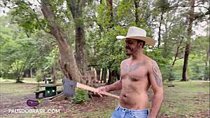 Watch Lucao and Henry fuck hard on the trail?