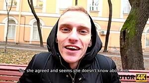 i'm a mature woman with short hair giving a blowjob to my student for sex