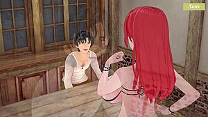 Lets Play Charming Waitress With Big Tits