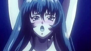 Bağlı Japon hatun anime'de sert yarrak binip zıplıyor