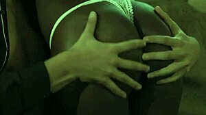 Hot Ebony Chick Ana Foxxx Loves Giant White Cock.