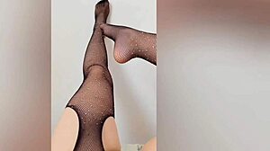 Sexy Legs Crave Strong Hands Touch For Luxury Orgasm