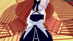 Stepbro enjoying a tantalizing oral pleasure from his step-sister