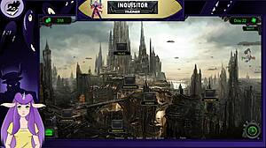 Watch the inquisitor squirt with dildo in part 20!