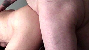 Intense emotions in three-way bareback fuck with cock rings.