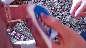 Intriguing Femdom Teases And Humiliates With Handjob, Claiming Your Cock