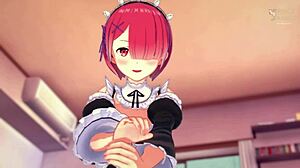 i feel loving ram riding me in romantic re zero atmosphere