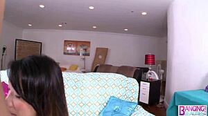 Shy Petite Meiko Askara Gets Her Ass Fucked Hard!