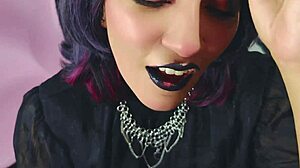 Mexican Couple Films Gothic Schoolgirl Girlfriend Getting Fucked And Filled With Cum