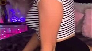 Hot teen 18+ shakes big ass and tits on webcam 😍