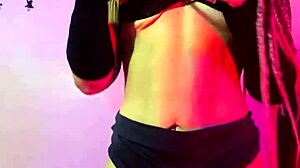 sofie lollipop a nerdizinha otaku faz chamadinha no tema naruto até gozar gostoso.