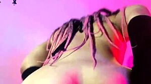 sofie lollipop a nerdizinha otaku faz chamadinha no tema naruto até gozar gostoso.