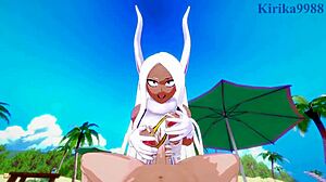 Himiko Toga and Rumi Usagiyama Mirko in intense action - My Hero Academia POV scene