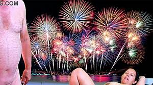 Celebrating New Year 2024 With Agarabas And Olpr's Big Pussy Orgasm Creampie Handjob 😍