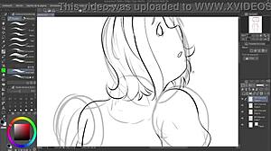 Speedpaint Of Kat From Gravity Rush Flashing