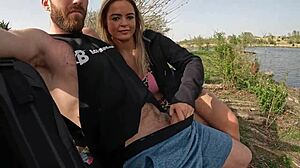 Adam Danger TV quick blowjob at the park with Alexis