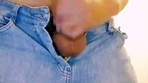 Nina Kayy's Boobs Drenched in Cum After Intense Blowjob Action.