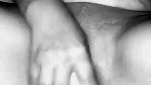 I masturbate with vibrator before his big black cock