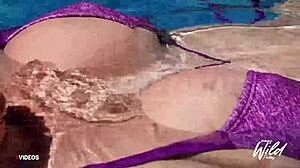 Busty Pinay Shows Big Tits In Pool Scandal