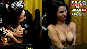 Ruan couldn’t resist kissing Natasha Naturista by the sea!