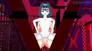 Garie t�m�n and micha jawk�n and kaede kagayama have intense futanari sex!