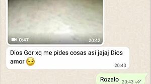 Latina Girlfriend Chats with Friend on Phone Part 3