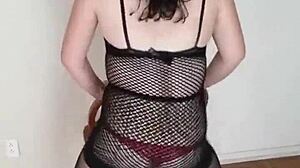 Mexican Woman Undresses in California