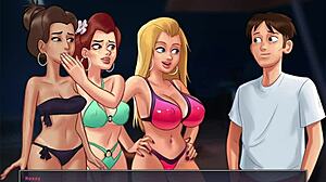 summertime saga episode 243 featuring small tits and monster cocks