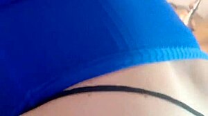 Wife plays golf with stepbrother, sucks dick and balls, rides him, gets filled with cum.