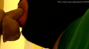 Gay Guy In Hood Deepthroats Dildo Hard!